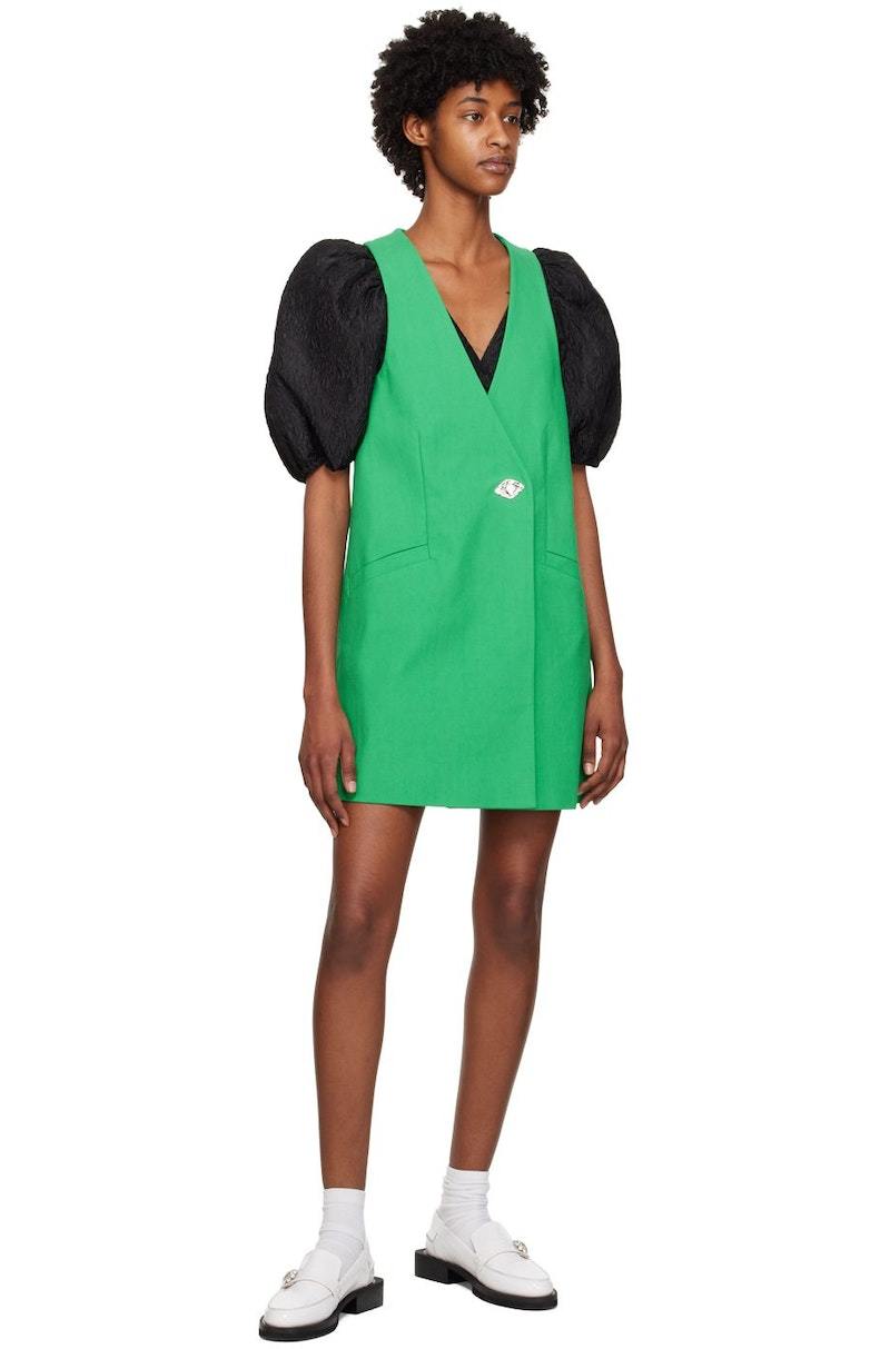 AKARI GANNI ガニー ジレCOTTON SUITING VEST GANNI Cotton Suiting