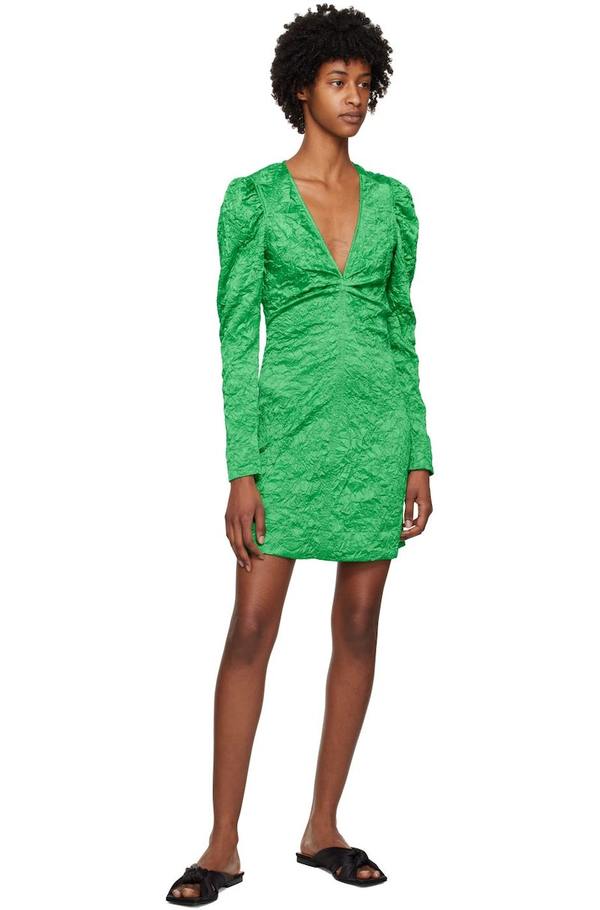 slim fit dress slacks Lace-Up Bright Neon Long Prom Dress with Corset Bodice Bright Green / 00