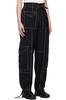 GANNI Topstitch Trousers - Black - Thumbnail 2