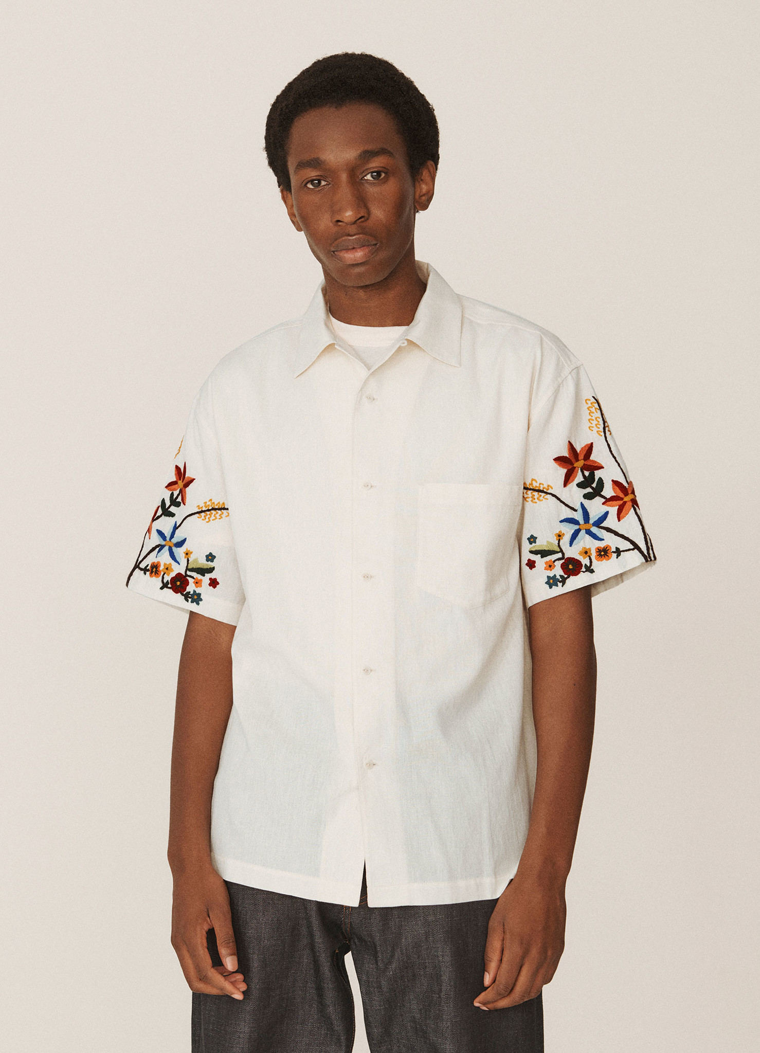 Idris-Shirt-with-Floral-