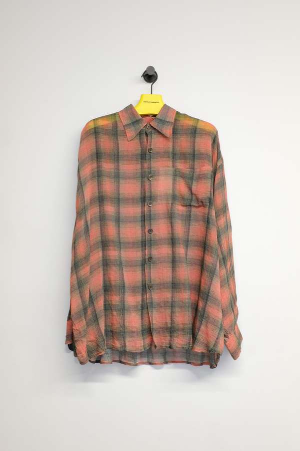 Our Legacy Borrowed Shirt - Big Lumbercheck Print | Garmentory