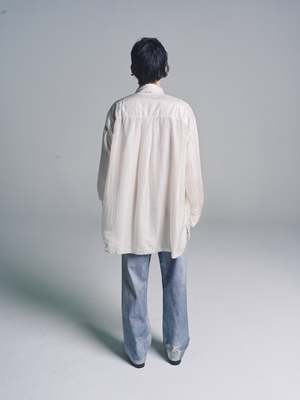 Our Legacy Champagne Cotton Silk Darling Shirt - Champagne