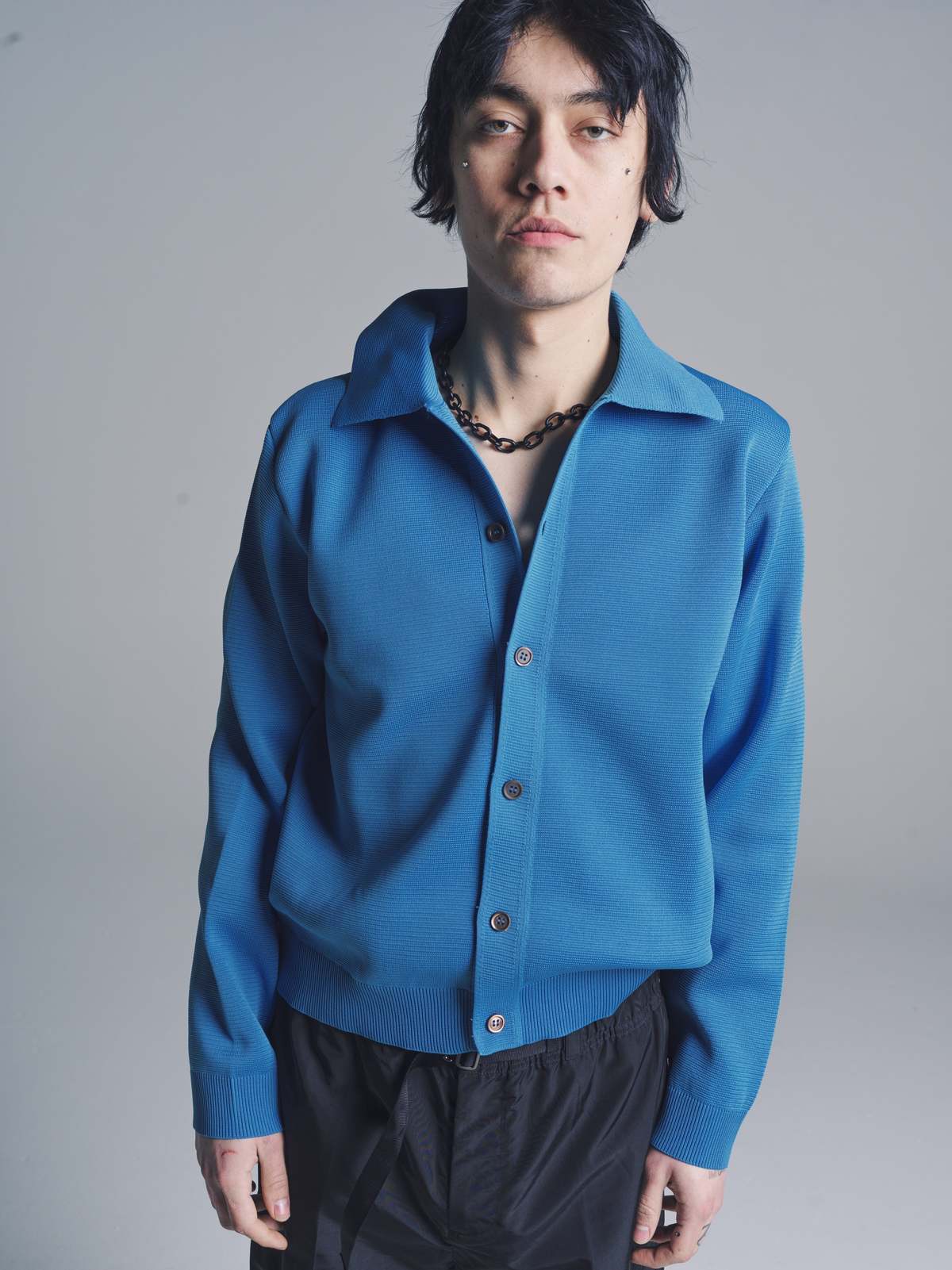 Our Legacy Performance Poly Evening Polo - Circuit Blue | Garmentory