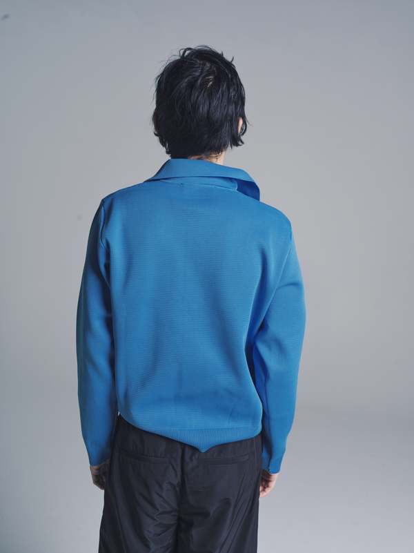 Our Legacy Performance Poly Evening Polo - Circuit Blue | Garmentory