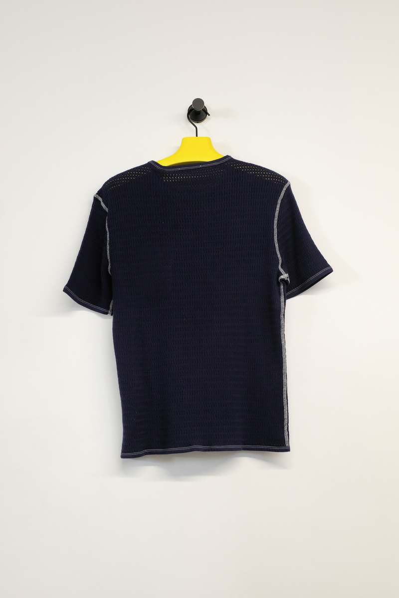 Our Legacy Sport Crochet Tanker T-Shirt - Navy | Garmentory