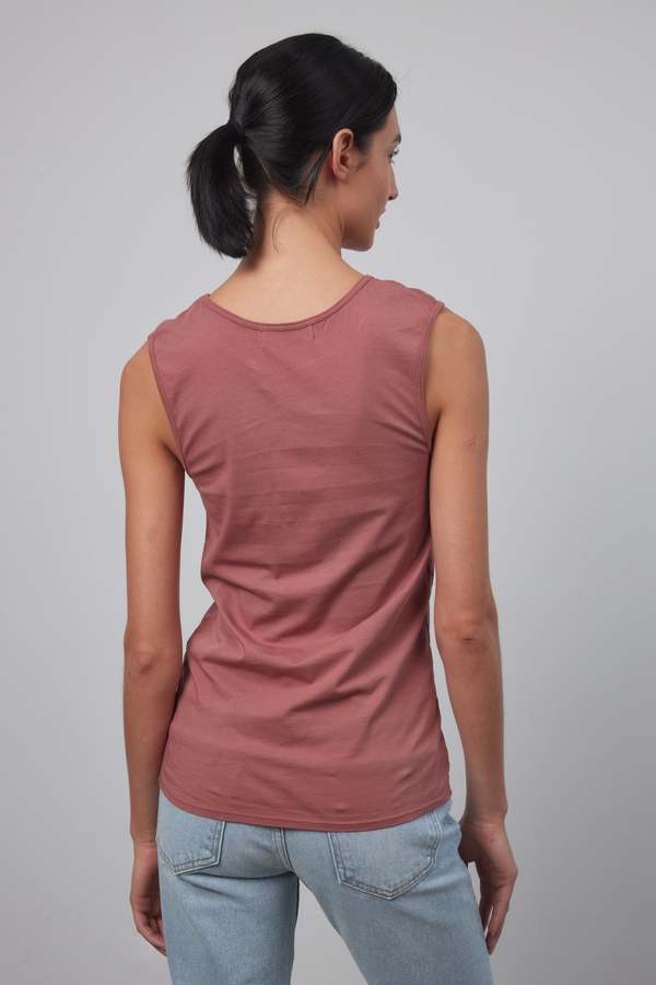 B Sides COLUMN TANK - CHALK OVERDYE/STIL BLACK OVERDYE/UMBER OVERDYE B Sides COLUMN TANK - CHALK OVERDYE/STIL BLACK OVERDYE/UMBER OVERDYE