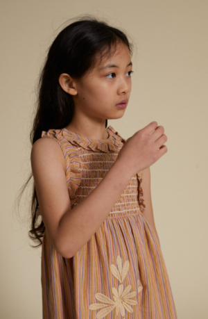 Kids Apolina Ina Dress - Lounger Stripe | Garmentory