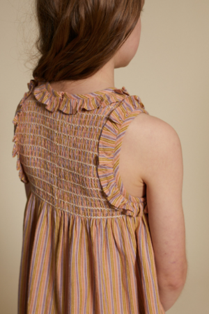 Kids Apolina Ina Dress - Lounger Stripe | Garmentory