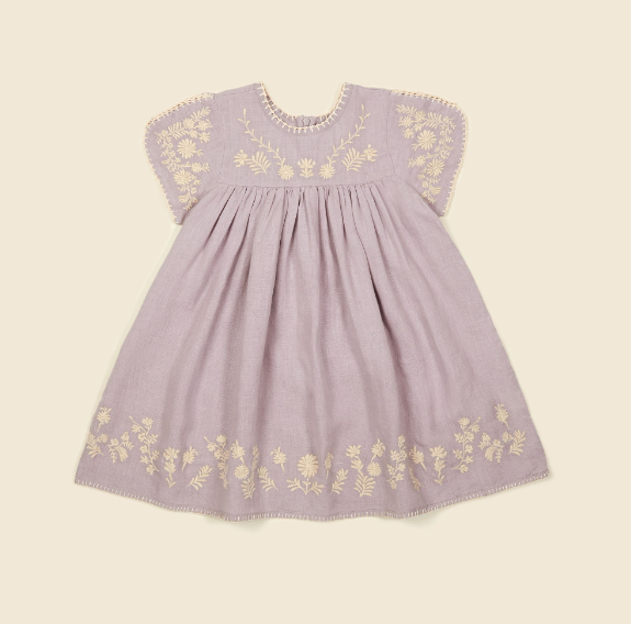 apolina 新品未使用タグ付き Stevie Dress 1-2y Apolina-Stevie-Dress-Wisteria-