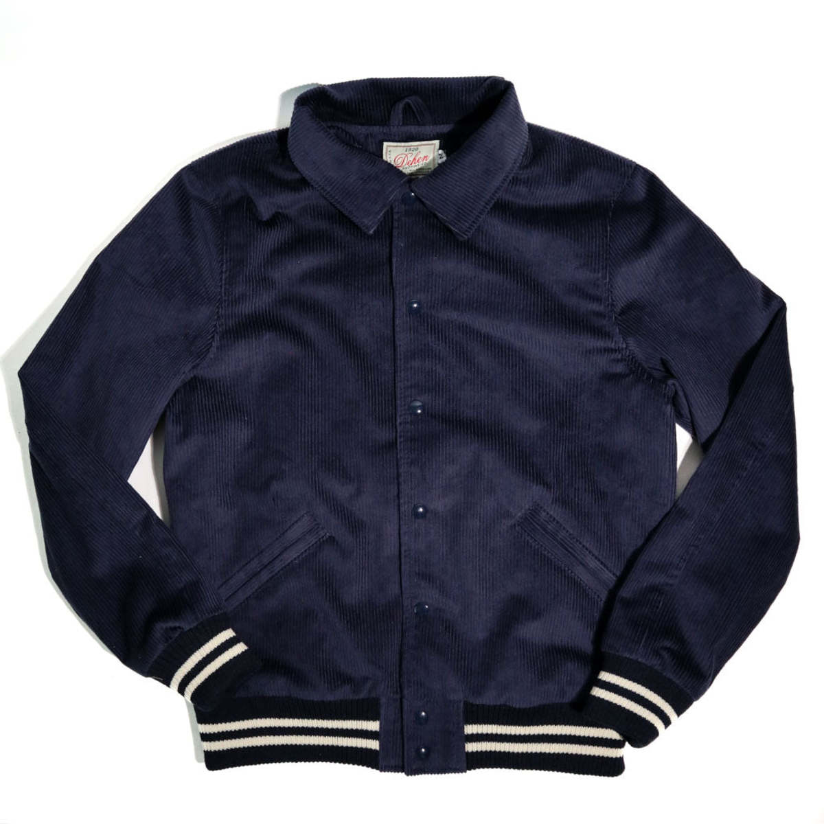 Dehen Corduroy Team Jacket Navy Garmentory