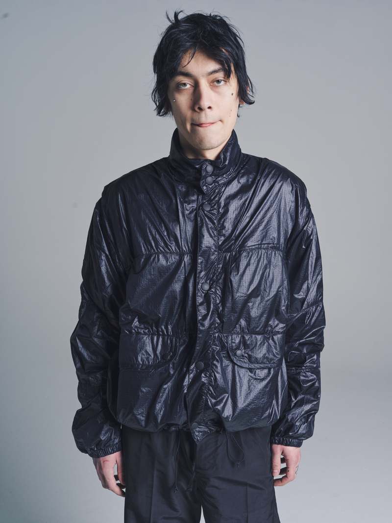 Our Legacy Tech Chintz Ripstop Exhale Puffa - Black | Garmentory