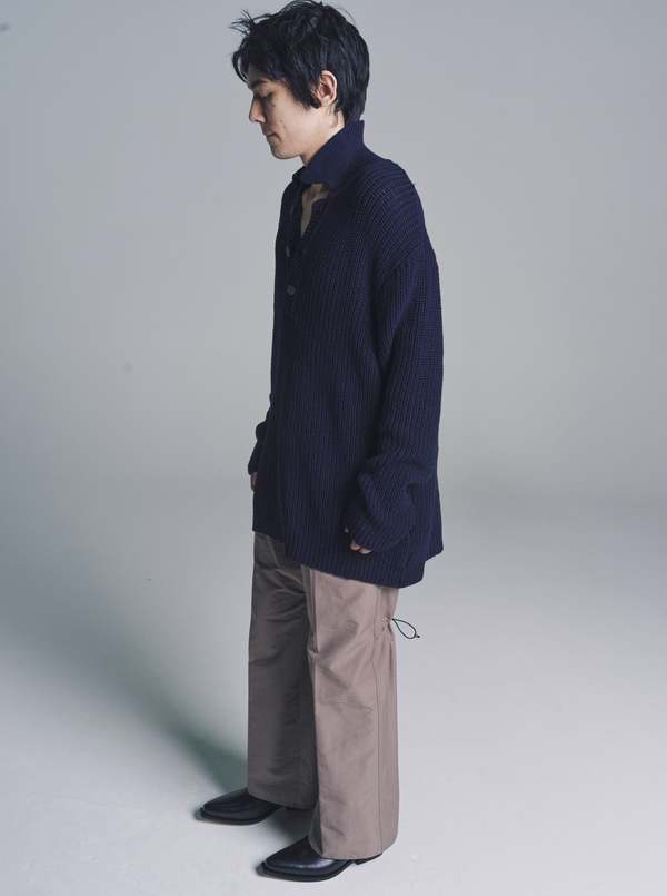 Our Legacy Chunky Cotton Rib Big Piquet - Navy | Garmentory