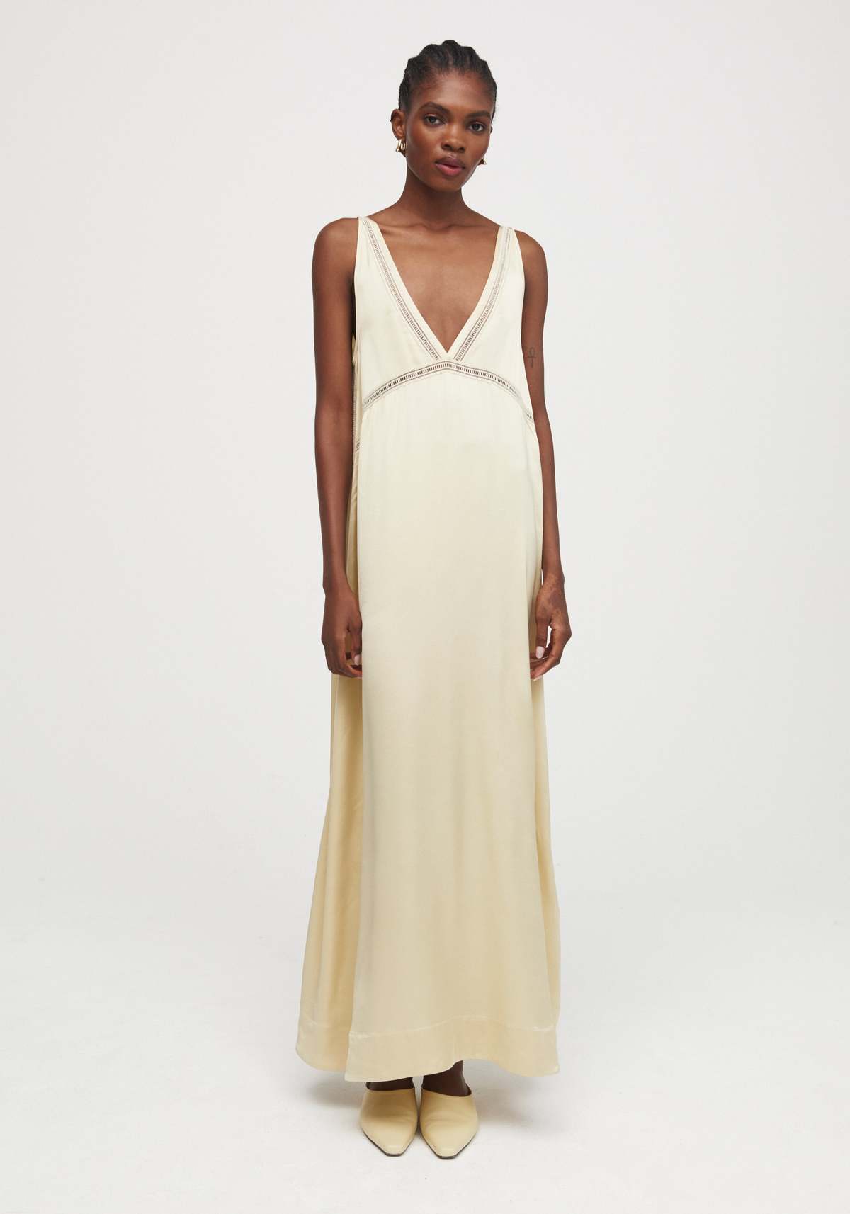 ÁERON Meadow Long Dress - Champagne - Image 1 of 3
