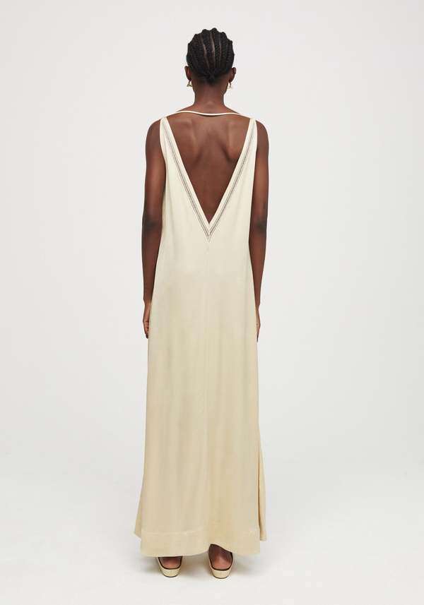 ERON Meadow Long Dress - Champagne