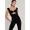 Nonchalant Label Jaime Jumpsuit - Black - Thumbnail 5