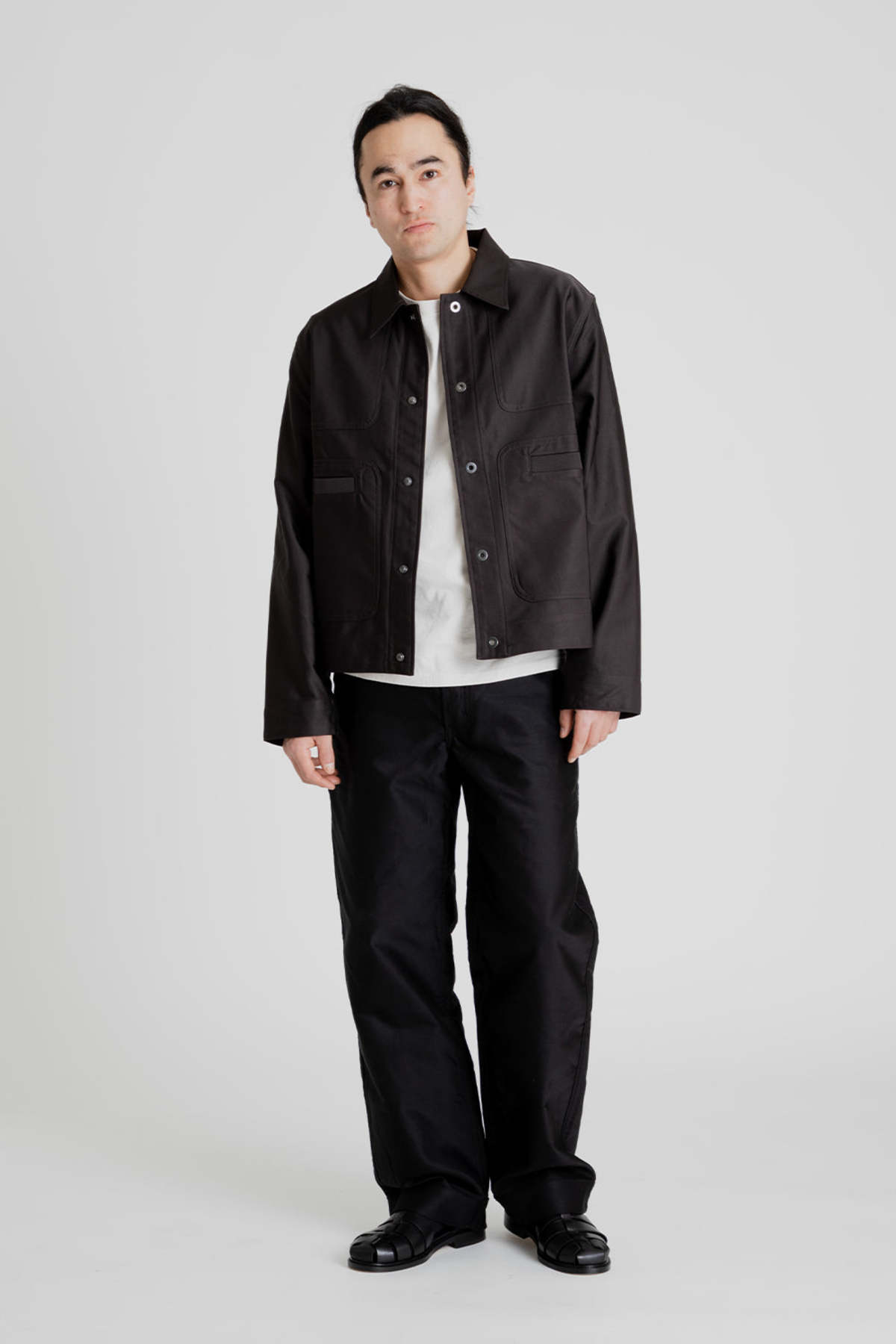 And Austin Trucker Jacket Peppercorn Garmentory