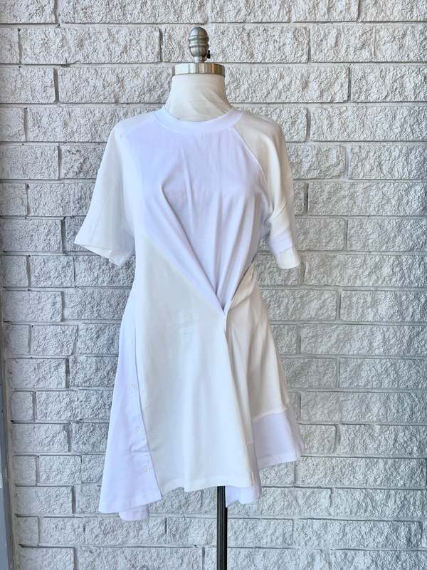 how long is knee length dress Bow Neckline Knee Length Dress / Long Sleeve Dress / Red Dress / Elega –  Store of Suhel main image 1