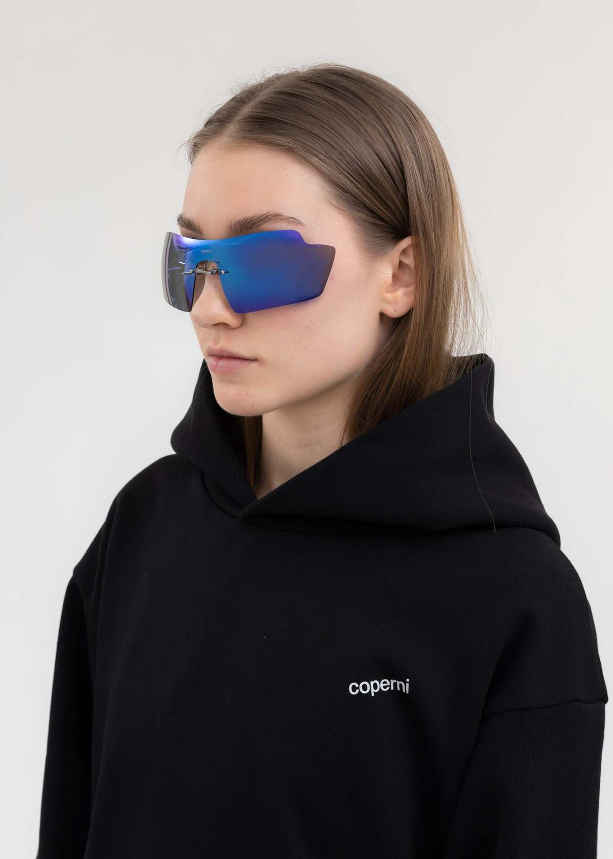 Coperni Clip On Sunglasses Ce Blue Garmentory