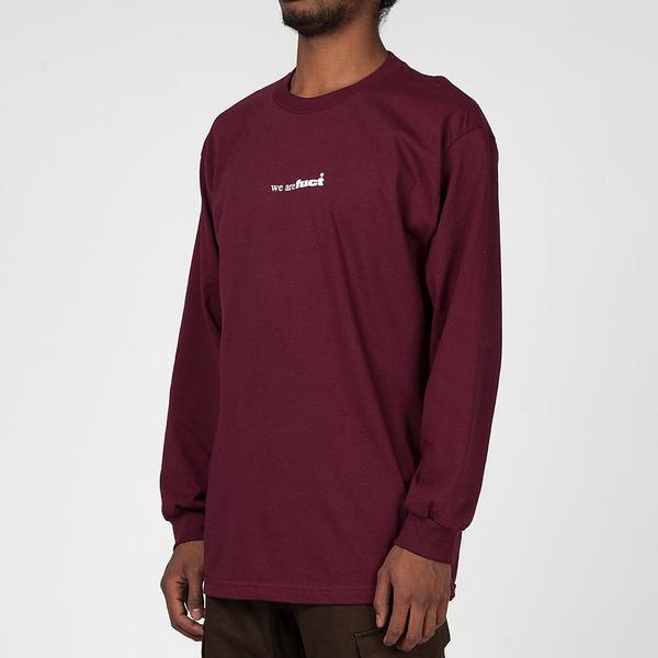 FUCT SSDD Fuct Advertisement 1991 Long Sleeve T-Shirt - Burgundy FUCT SSDD Fuct Advertisement 1991 Long Sleeve T-Shirt - Burgundy
