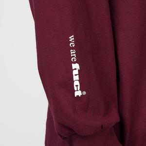 FUCT SSDD Fuct Advertisement 1991 Long Sleeve T-Shirt - Burgundy FUCT SSDD Fuct Advertisement 1991 Long Sleeve T-Shirt - Burgundy