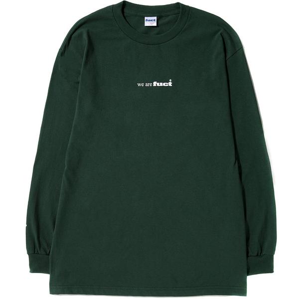 FUCT SSDD FUCT ADVERTISEMENT 1991 LONG SLEEVE T-SHIRT / FOREST GREEN FUCT SSDD FUCT ADVERTISEMENT 1991 LONG SLEEVE T-SHIRT / FOREST GREEN