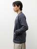 Frank Leder Woven Cardigan -  Blue Stripe - Thumbnail 3