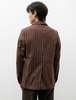 Frank Leder Cotton Linen Blazer - Brown Stripe  - Thumbnail 2
