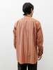 Frank Leder Cotton Linen Shirt - Copper Stripe - Thumbnail 2