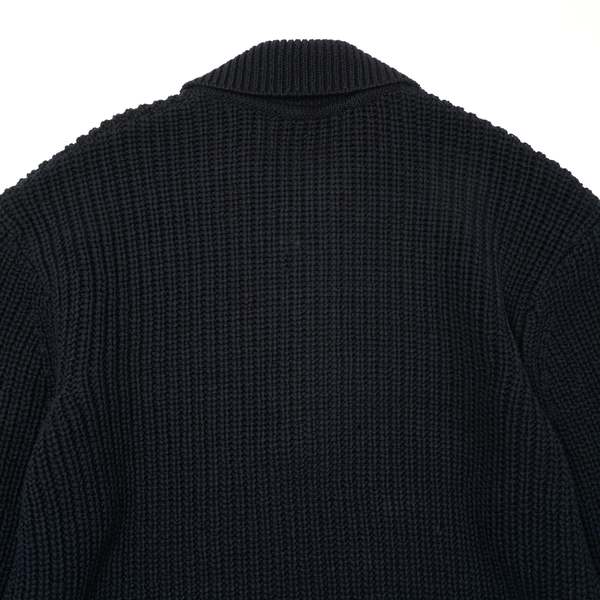 Our Legacy BIG PIQUET CHUNK COTTON RIB - NAVY | Garmentory