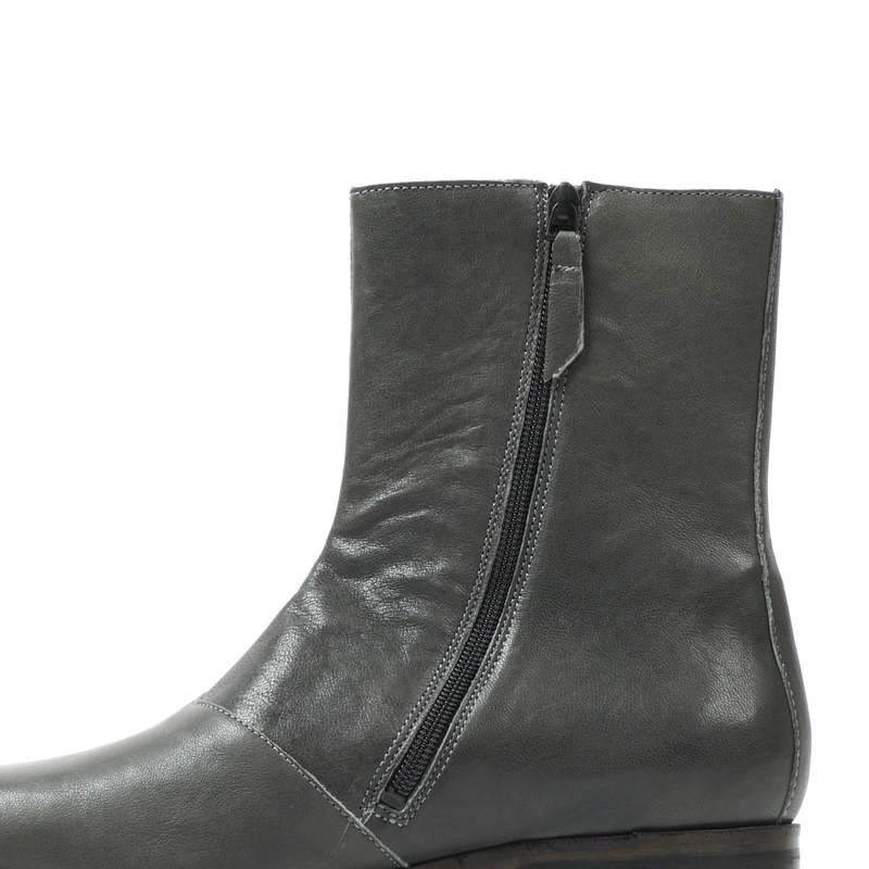 Our Legacy CAMION BOOT - ASH GREY LEATHER | Garmentory