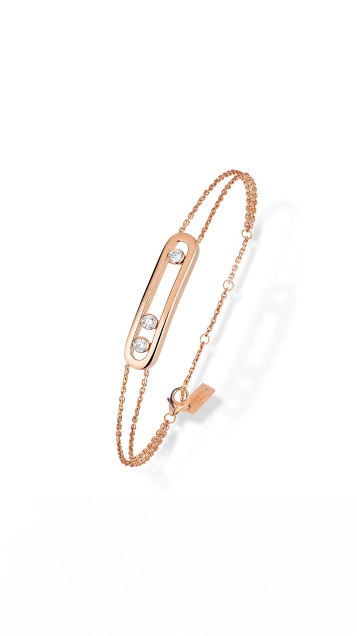 Messika Move Classique Bracelet Rose Gold/Diamonds Garmentory