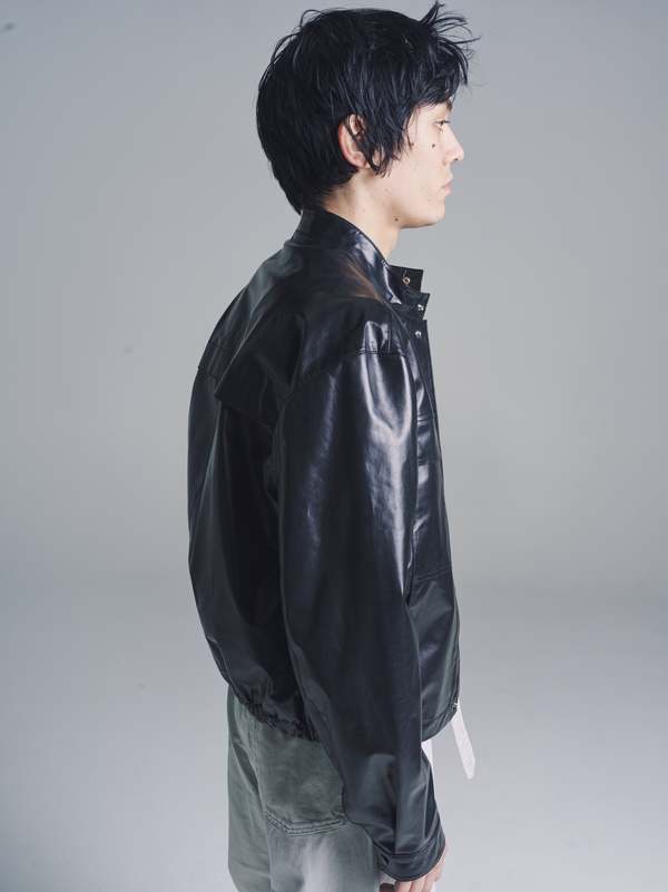 ジャケット・アウター Lemaire stand collar leather blouson Stand Collar Leather Blouson – La Garçonne