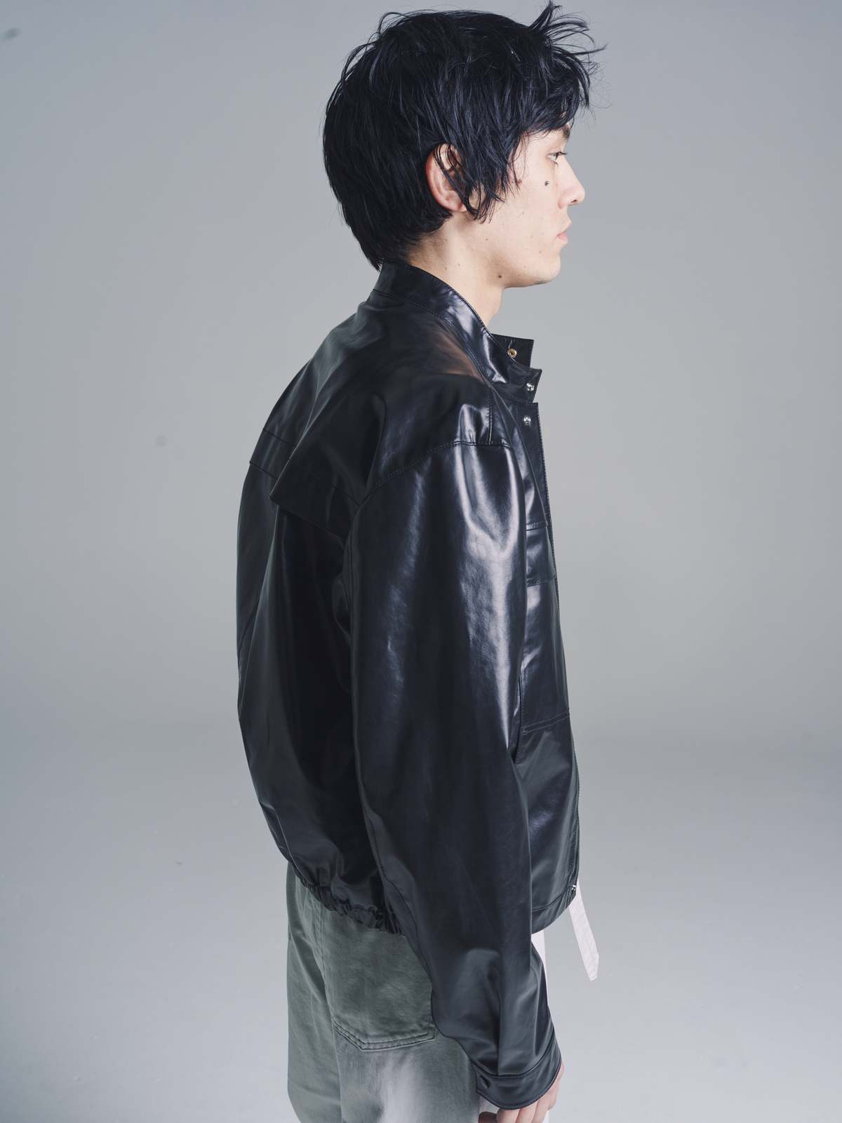 ジャケット・アウター Lemaire stand collar leather blouson LEMAIRE Brown Stand Collar Leather Jacket Lemaire