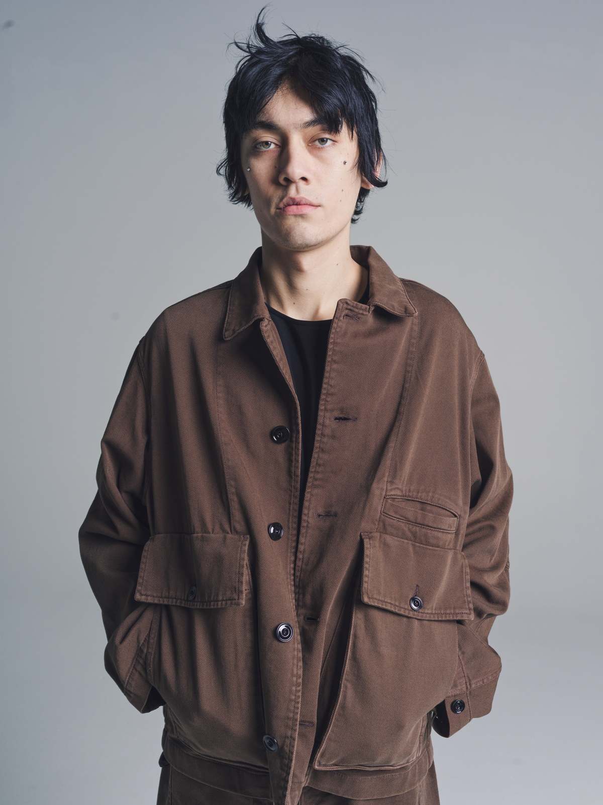 ジャケット・アウター LEMAIRE BOXY JACKET BROWN Lemaire Boxy Jacket - Dark Brown | Garmentory