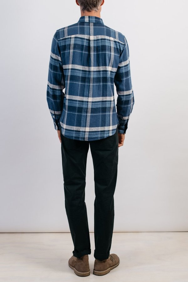 Bridge & Burn Cole SHIRT - Blue Plaid Bridge & Burn Cole SHIRT - Blue Plaid