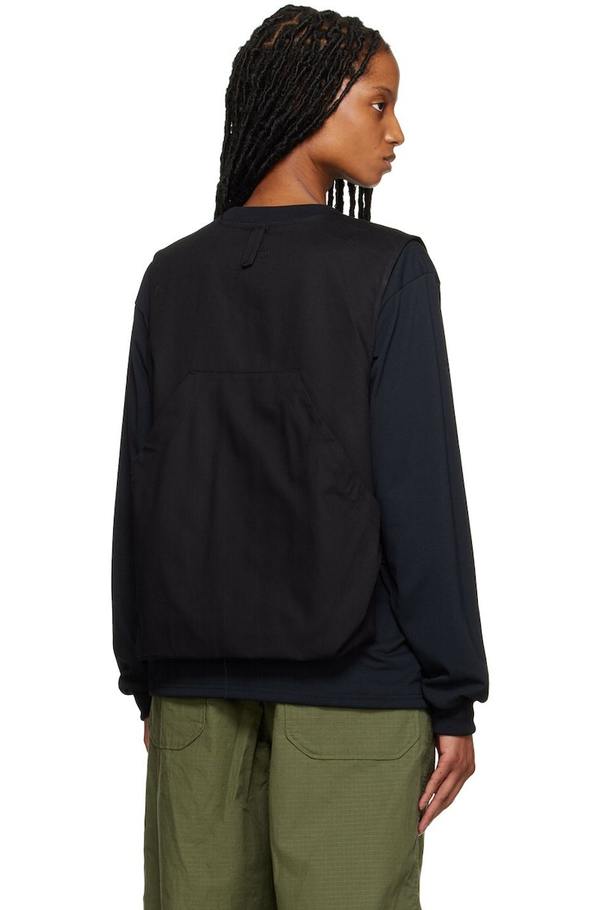 Engineered Garments Fowl Vest - Black | Garmentory