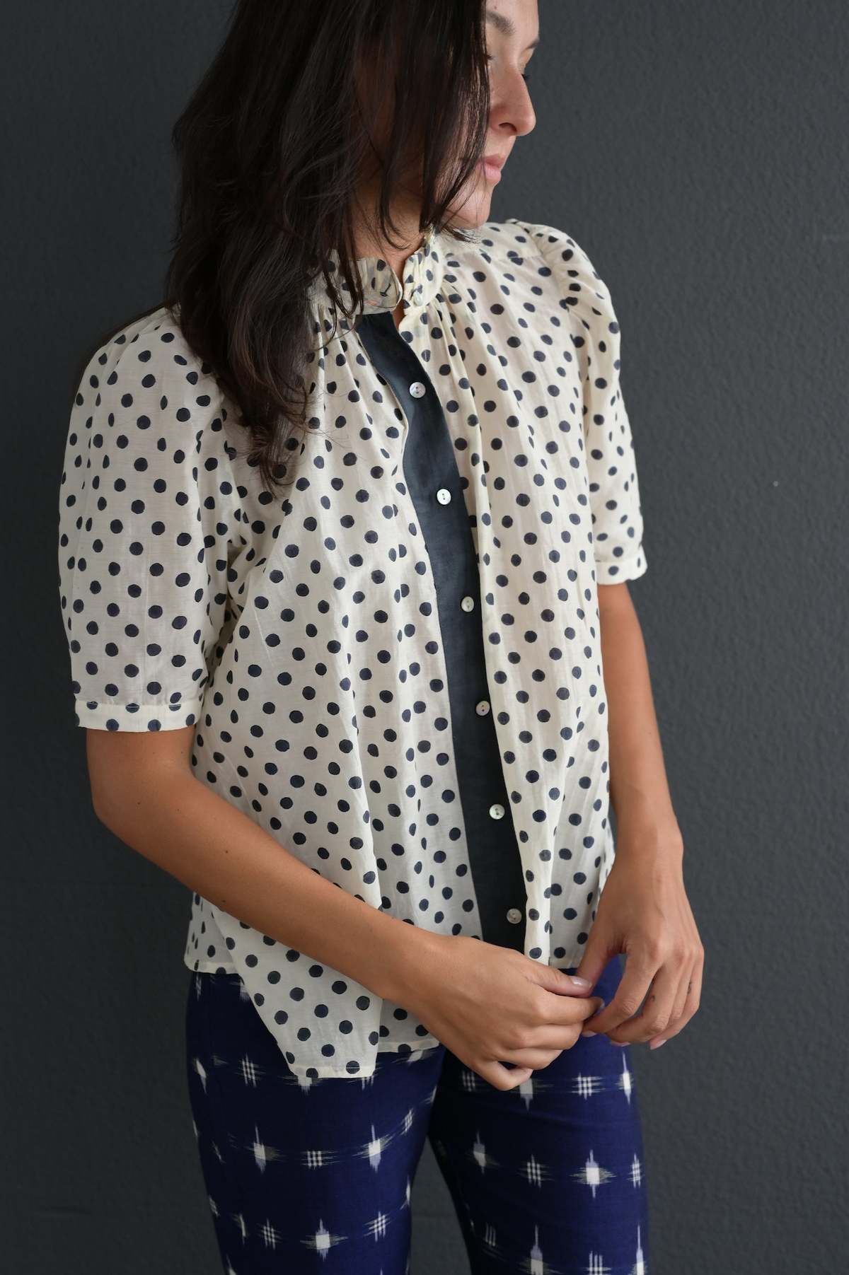 Alix Of Bohemia Winnie Tuxedo Blouse Garmentory