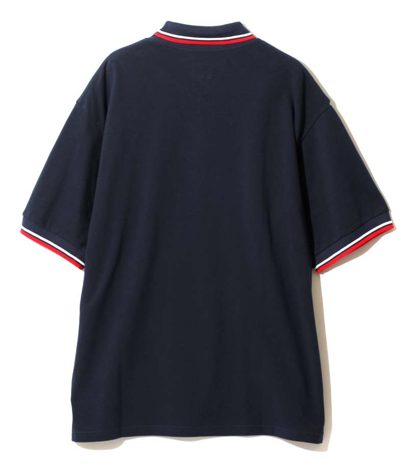 NEEDLES｜SHORT-SLEEVED PIQUE/COLLAR (Shawl Collar S/S Po Needles Cotton Pique Shawl Collar S/S Polo - Navy | Garmentory