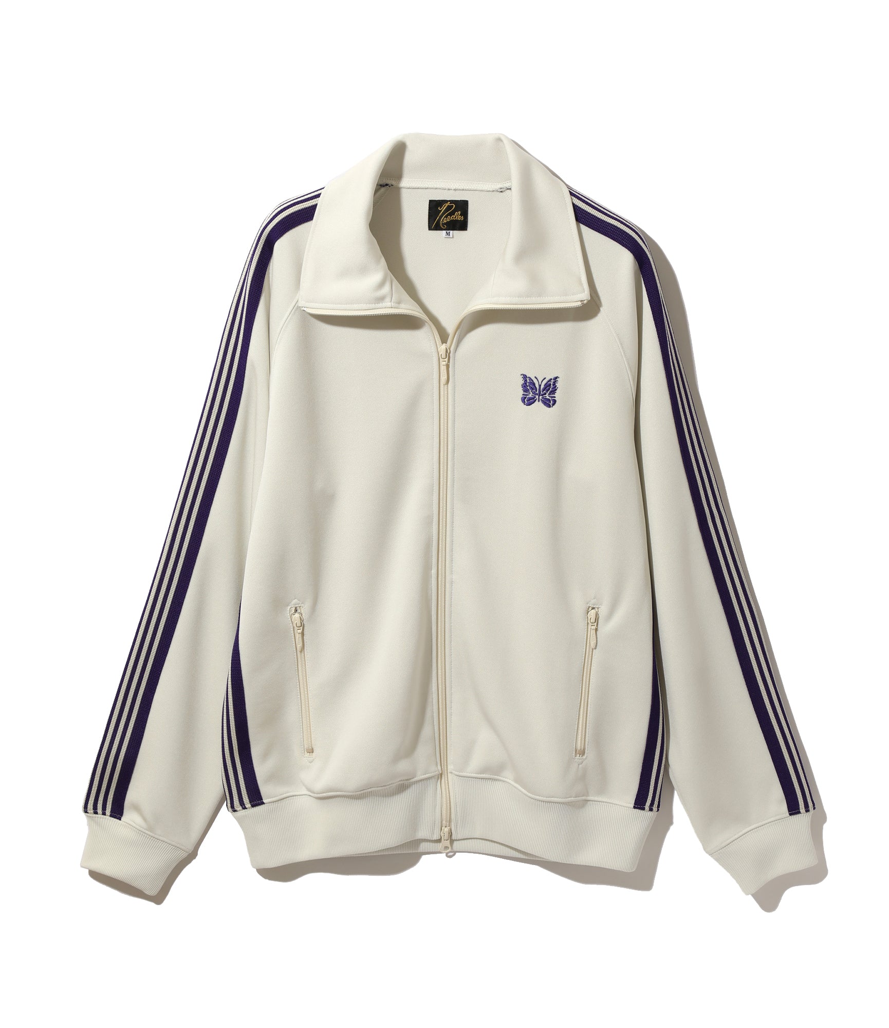 【Needles】 Track Jacket Poly Smooth Ice White Needles Track Jacket - Poly Smooth Sax | Garmentory