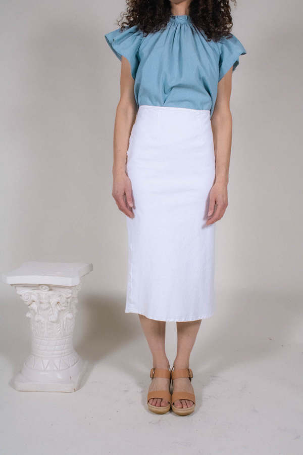 Le Jean Colette Skirt - White