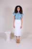 Le Jean Colette Skirt - White - Thumbnail 2