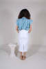 Le Jean Colette Skirt - White - Thumbnail 4