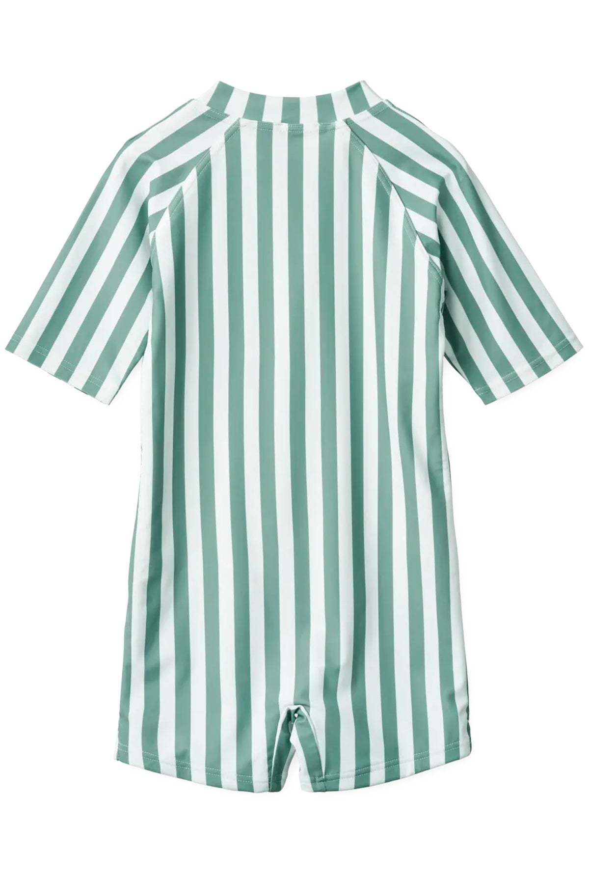 Kids Liewood Max Printed Swim Jumpsuit Stripe Peppermint Crisp White