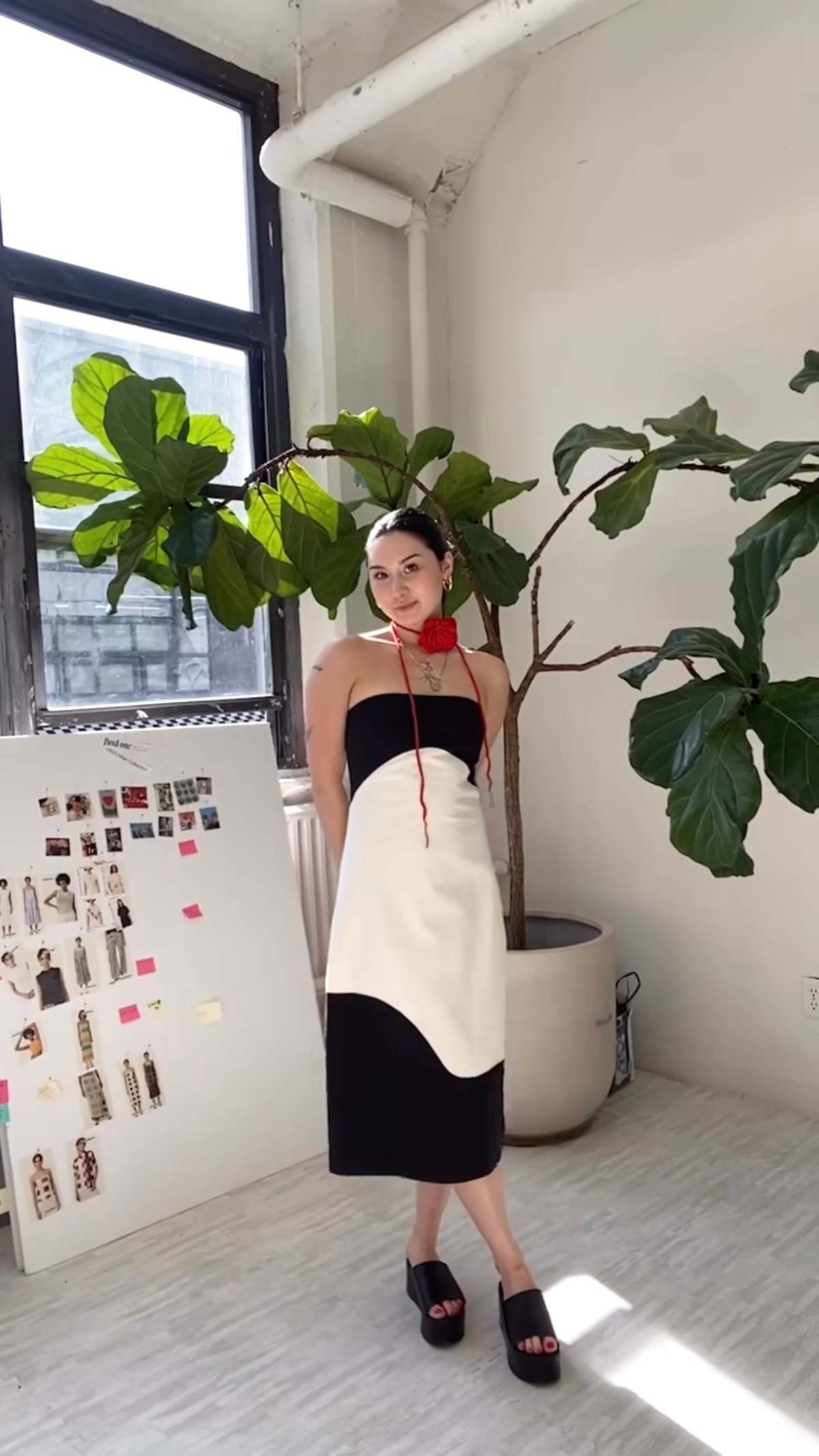 Ying Yang Dress - White | Garmentory