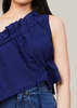 Blue Ruffle Top - Thumbnail 4
