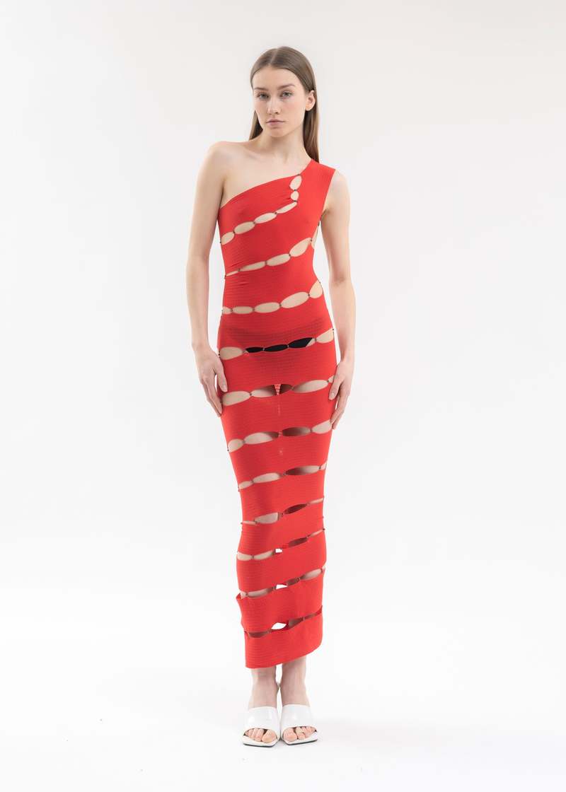slinky cut out dress Kiyah Maxi / Black | MESHKI Jendue Women's Aurora One Size:36W 34L night dress out waist and open