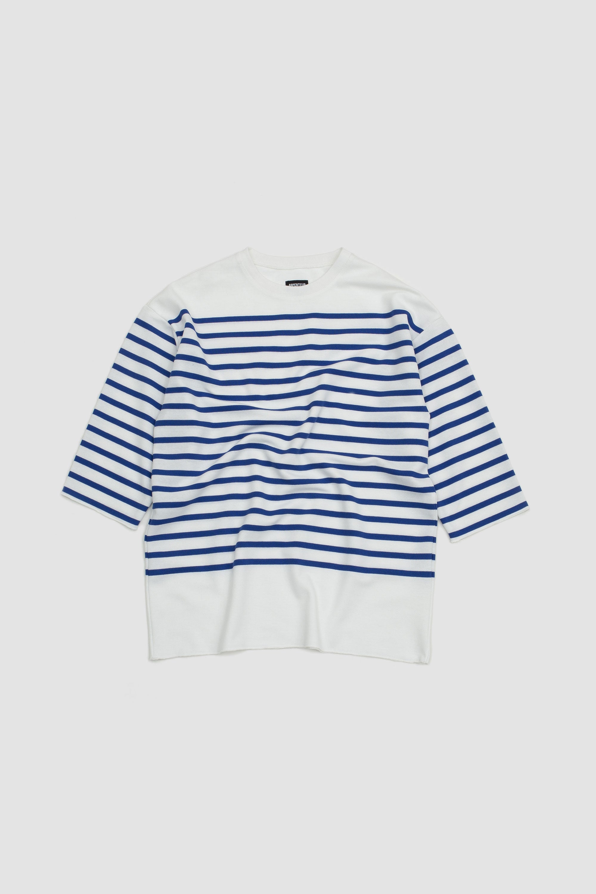 Arpenteur Mariniere Rachel Mesh T-Shirt White/Nautical Blue