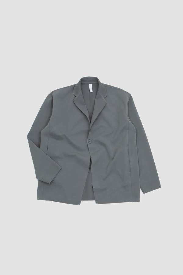 ジャケット・アウター CFCL MILAN RIB COLLARLESS JACKET 3 CFCL Milan Rib Jacket 3 - Dark Gray | Garmentory