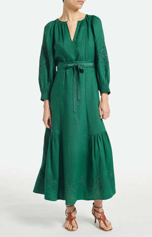 Vanessa Bruno Arabelle Dress - Vert Fonce | Garmentory Vanessa Bruno Arabelle Dress - Vert Fonce | Garmentory