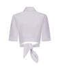 Matthew Bruch Collared Wrap Top - Lavender  - Thumbnail 3